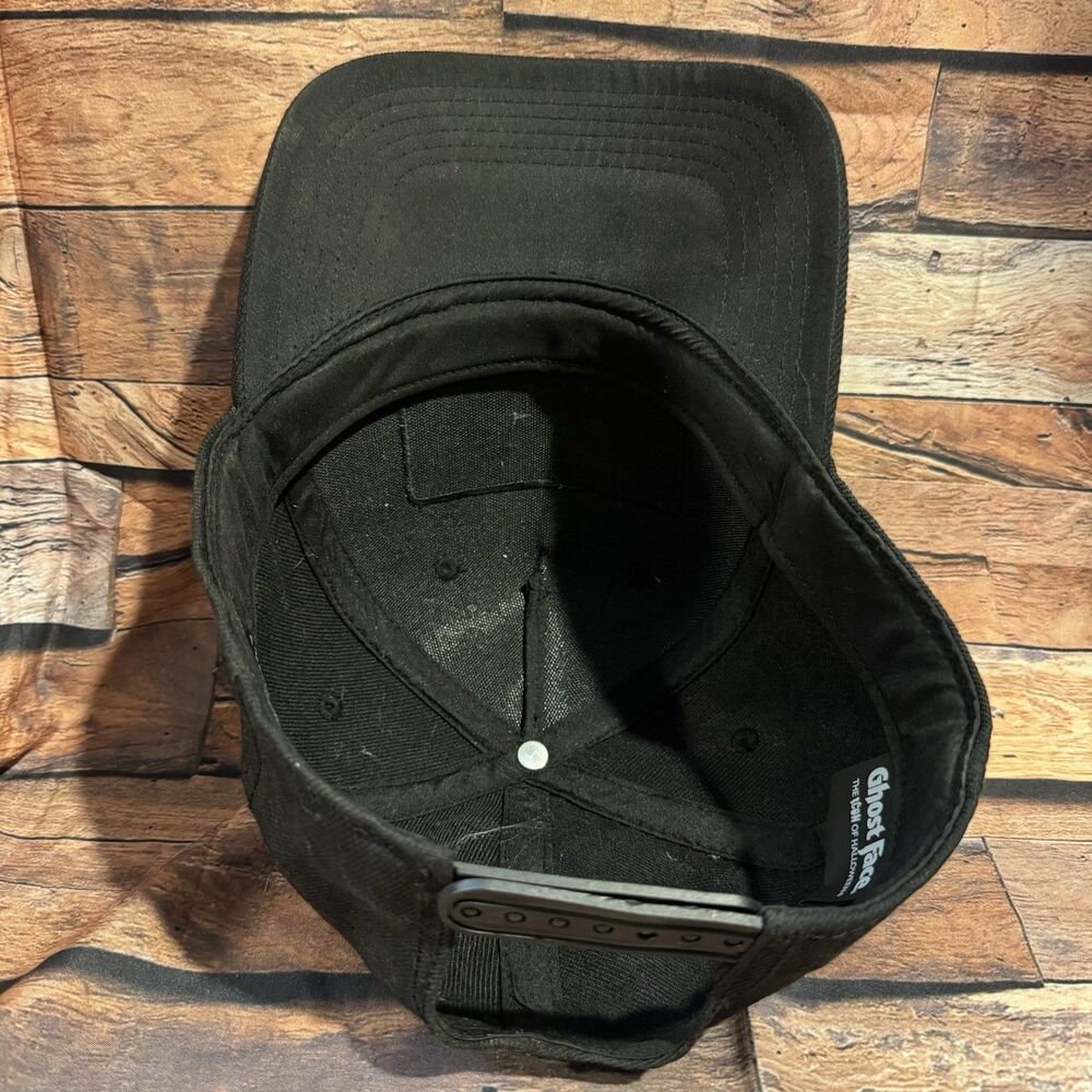 Scream Ghost Face Hat Cap Snapback Adjustable Bla… - image 5